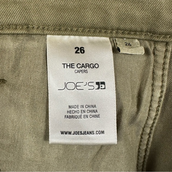 Joe’s Jeans Women’s The Cargo Skirt Denim Utility Raw Hem Capers Green NWT - Picture 9 of 10